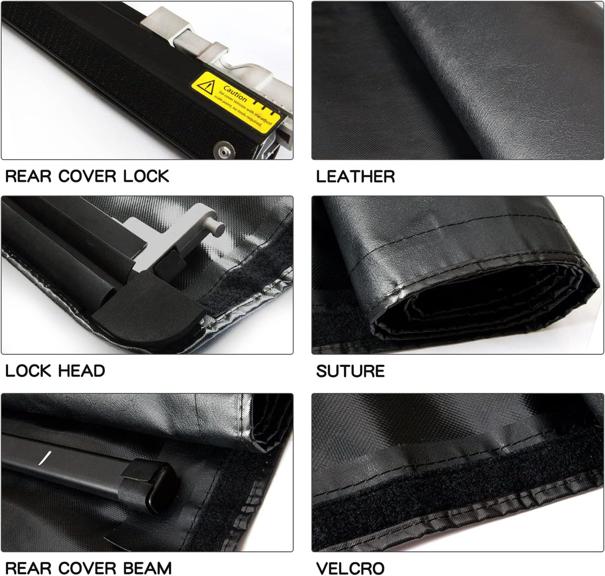 Soft Roll Up Truck Bed Tonneau Cover Y2125
