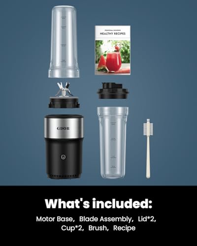 900W Personal Blender with 2 * 24Oz BPA-Free Cups Z77851