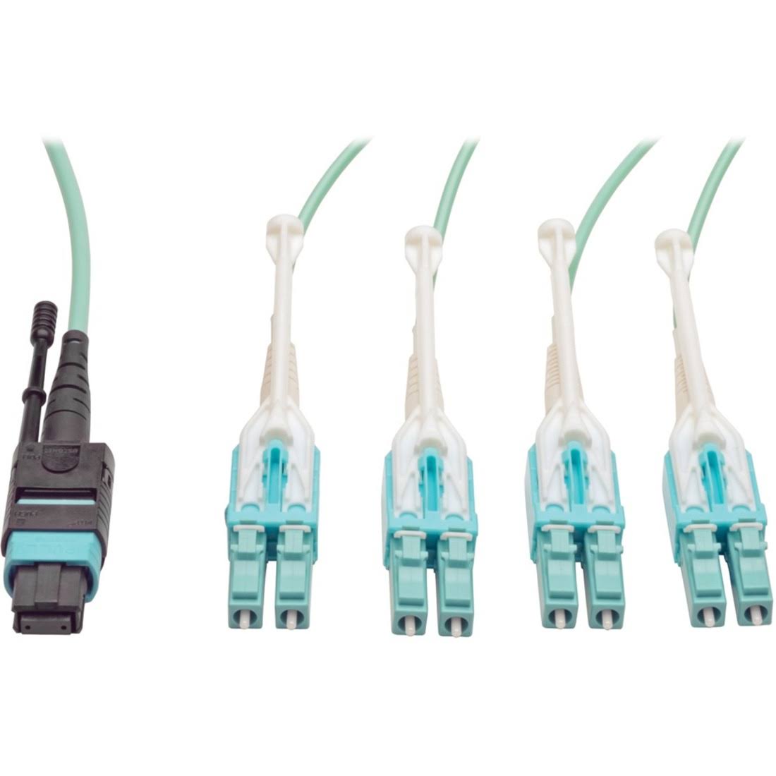 Aqua OM3 Fiber Optic Patch Cable 6 ft X952