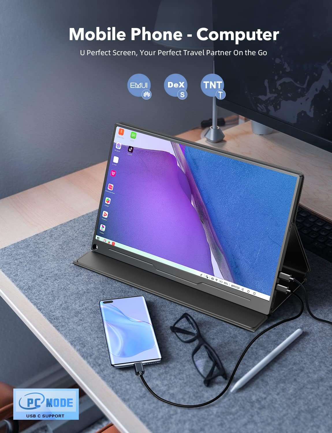 13.3'' 2560×1600 IPS USB C Portable Monitor A8643