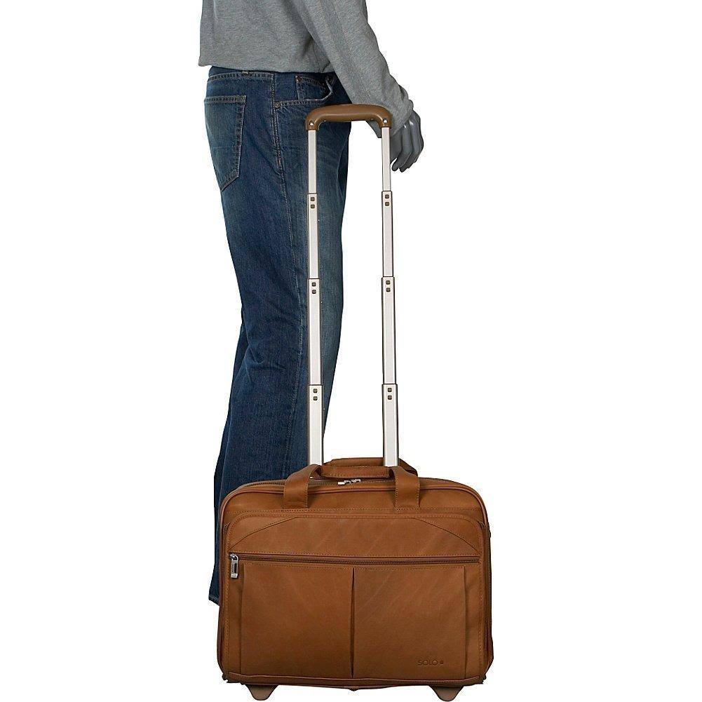 Tan Rolling Laptop Case O2875