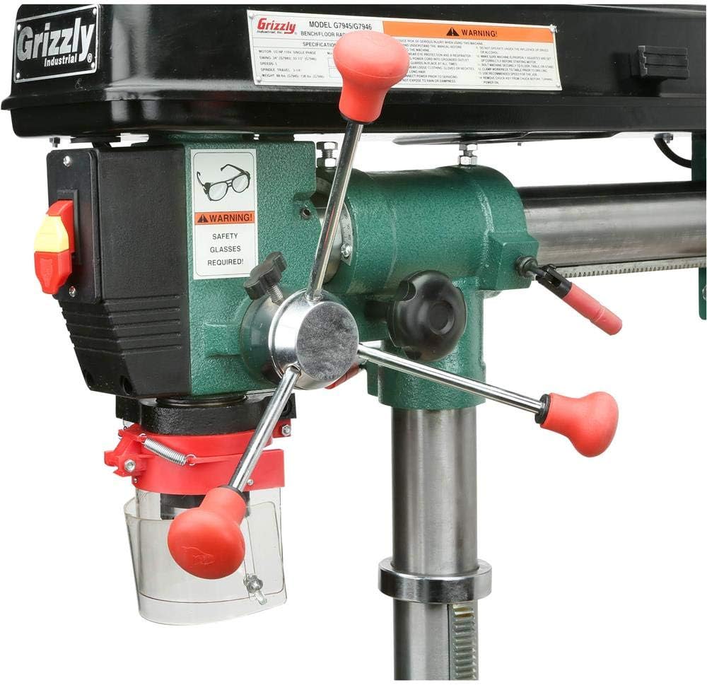 34" Benchtop Radial Drill Press E8992