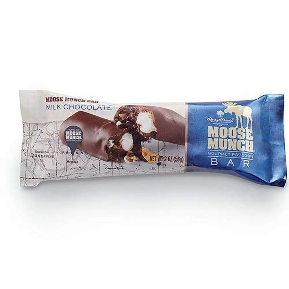 Milk Chocolate Moose Munch 2 Oz Bar 6ct Box J1196