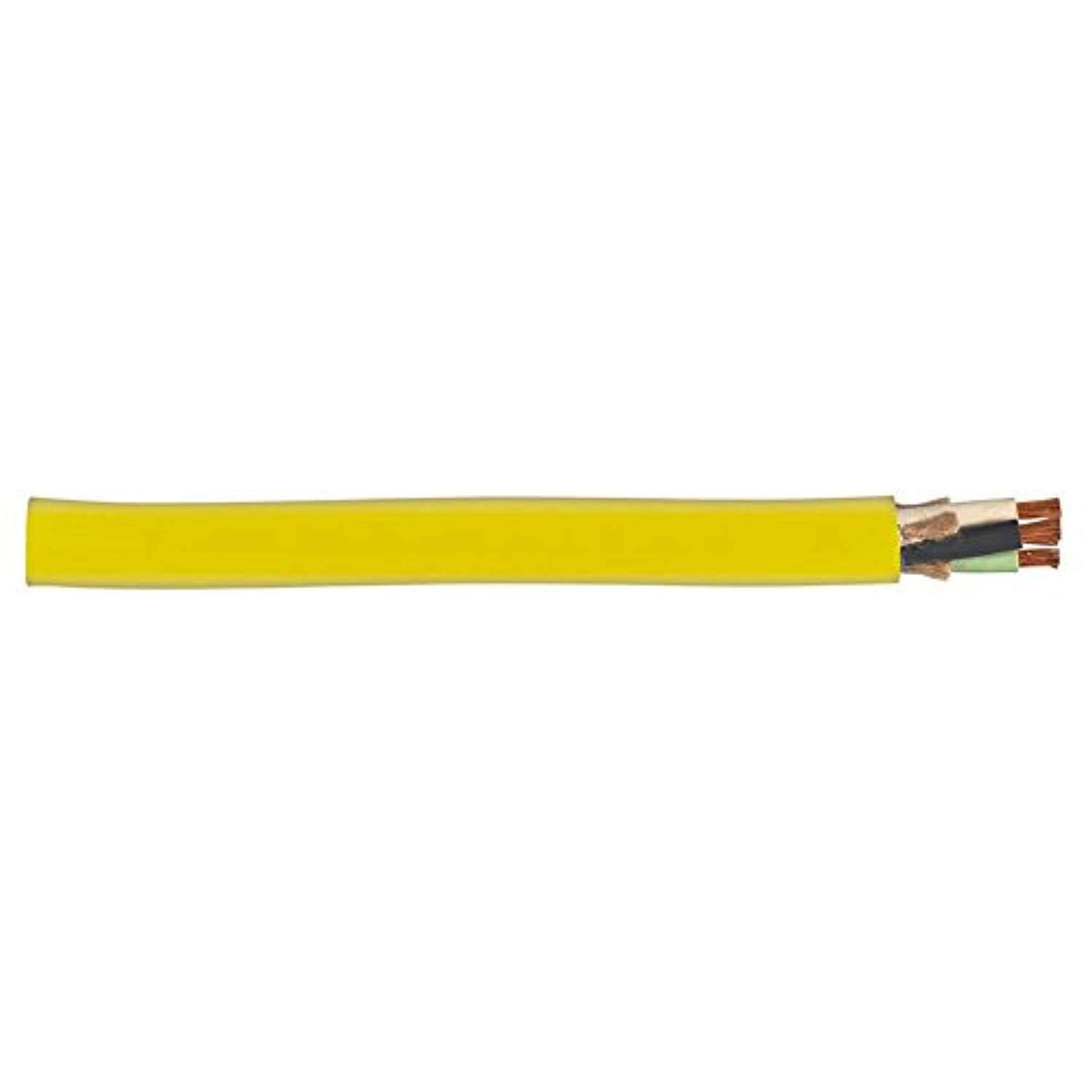 Yellow 3 Conductor 14 AWG SJOOW Portable Cord 250 ft K38847