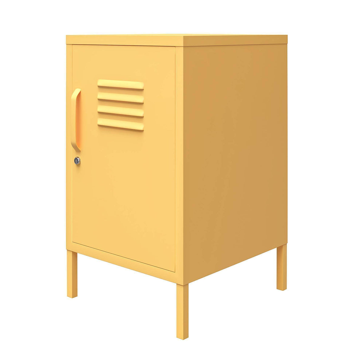 Yellow Metal Locker End Table M283046