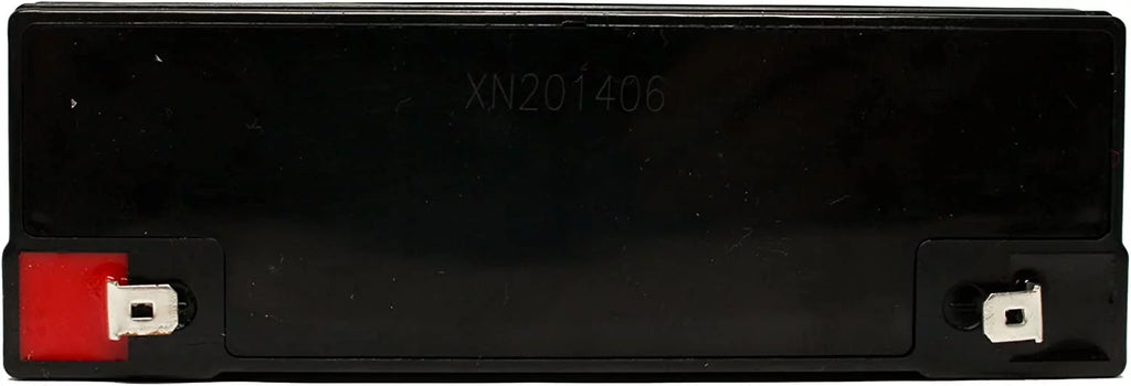 6V 12Ah Sealed Lead Acid Battery with F1 to F2 Terminal Adapters S3812