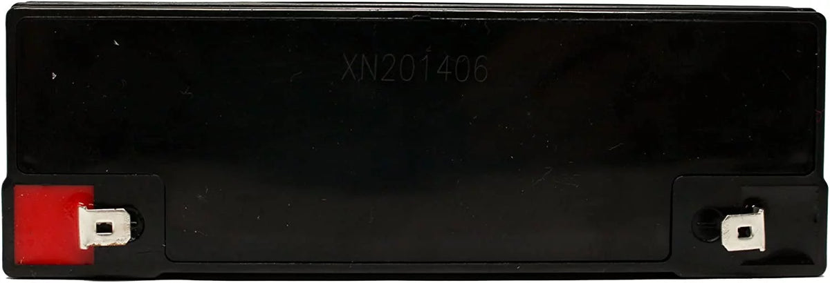 6V 12Ah Sealed Lead Acid Battery with F1 to F2 Terminal Adapters S3812