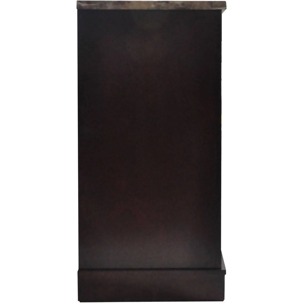 Mahogany Electric Fireplace with Multi-Color LED Insert U12703