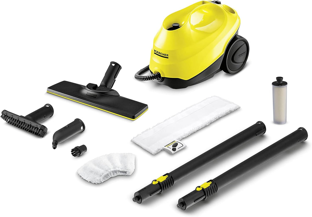 Portable Multi-Purpose Steam Cleaner with Hand & Floor Attachments V918