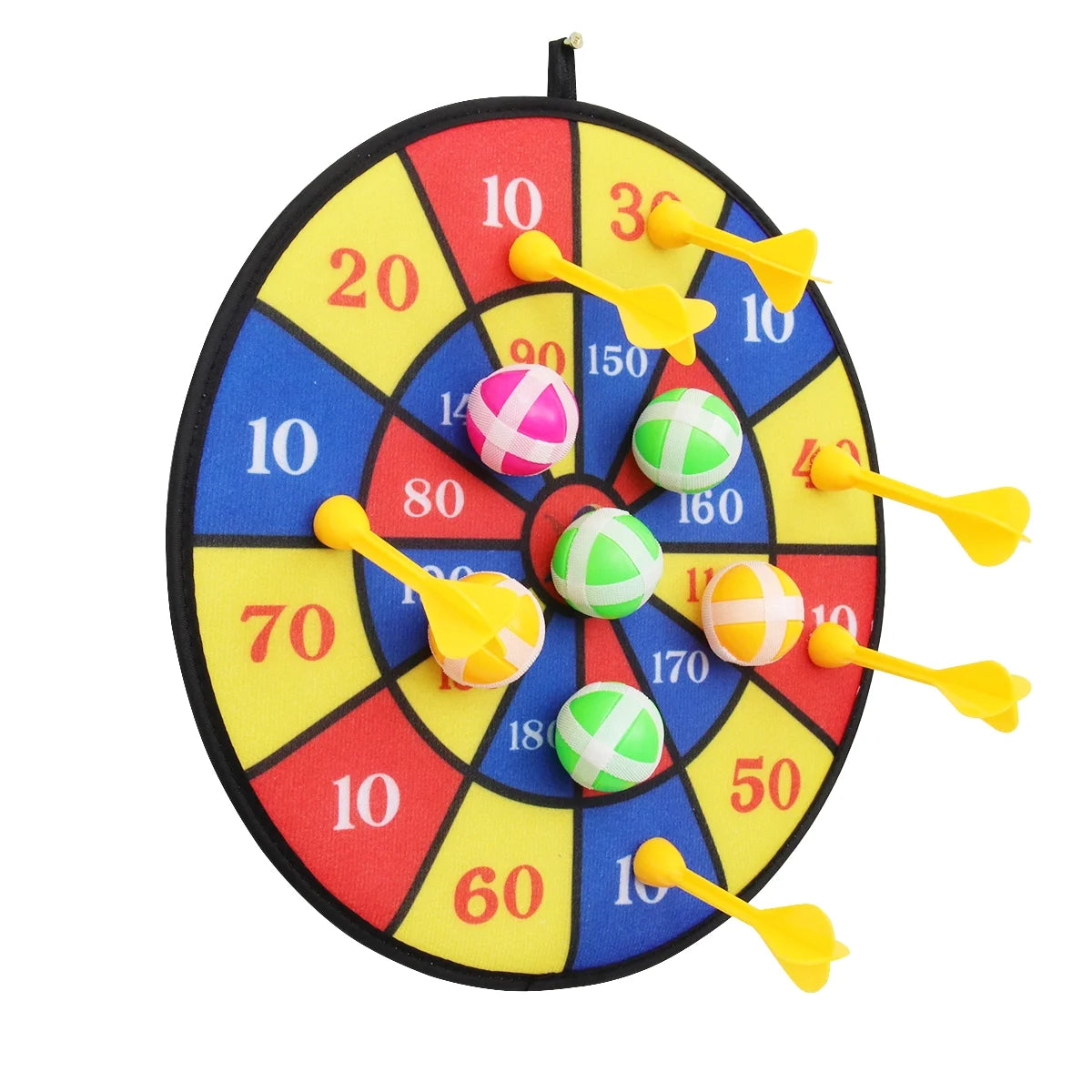 Flocking Dart Board with 4pcs Darts Dartboard Set X999031