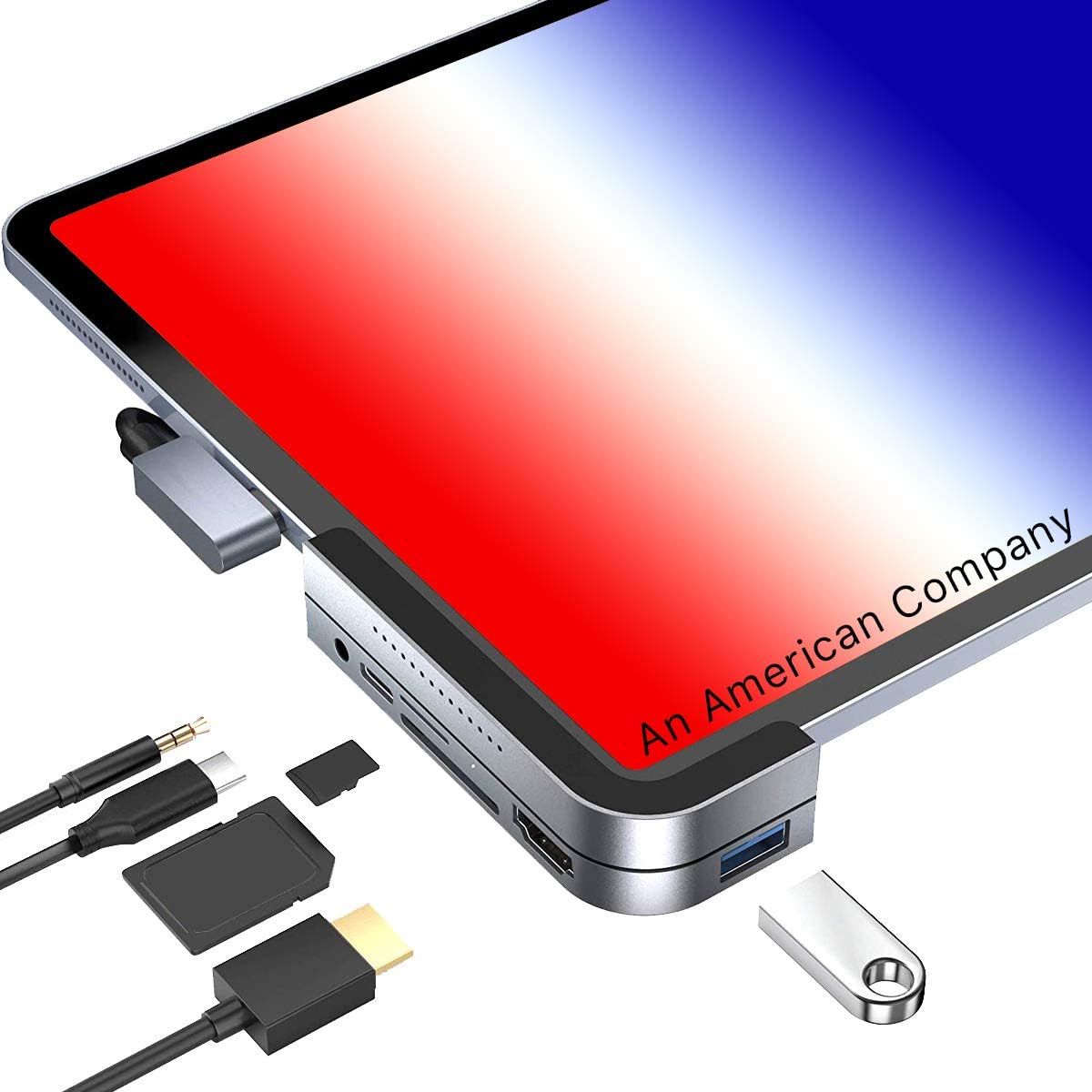 USB C Hub with 4K HDMI, SD Card Reader, USB 3.0 X251