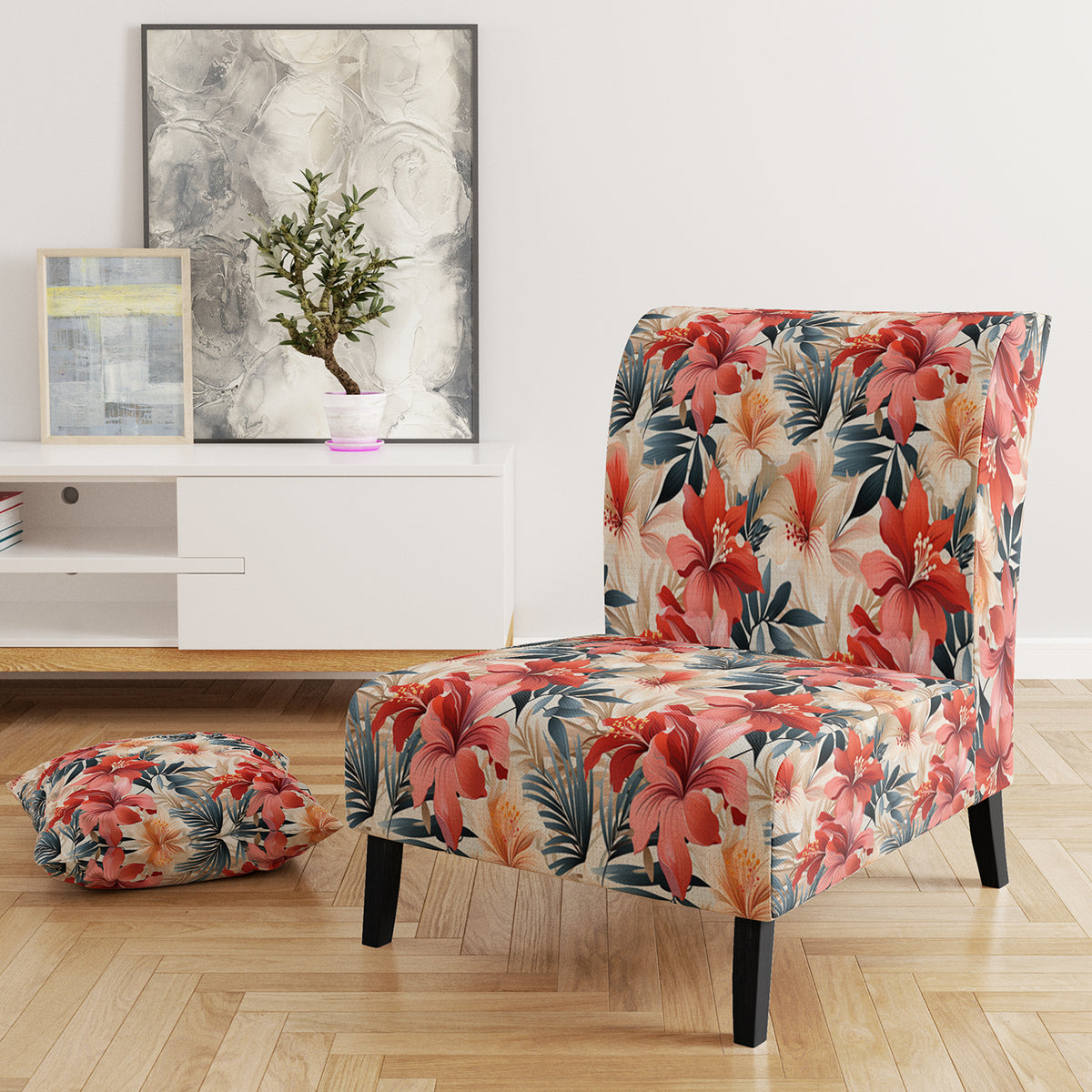 Tropical Accent Chair and Arm Chair W705258