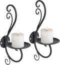 Gold Iron Vine Wall Candle Sconce L7620