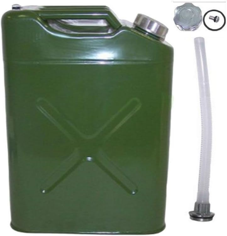 20 Liter (5 Gallon) Steel Gas Can with Flexible Spout G18854