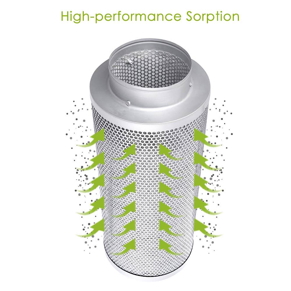 6x22 Hydroponic Coconut Shell Carbon Filter B411