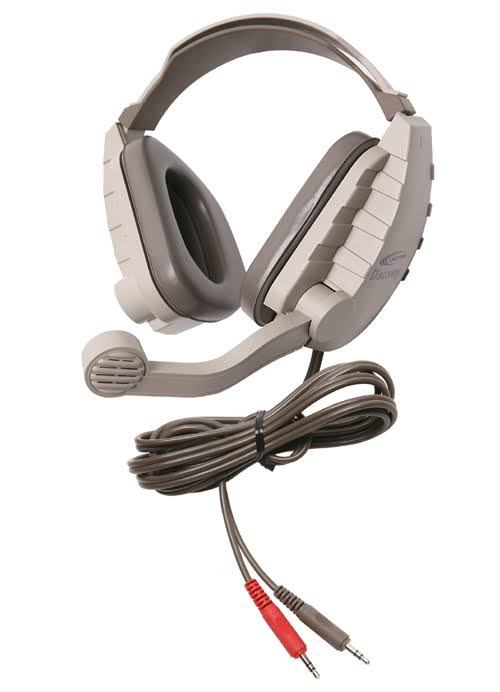 Beige Gray Over-Ear Headset G22259