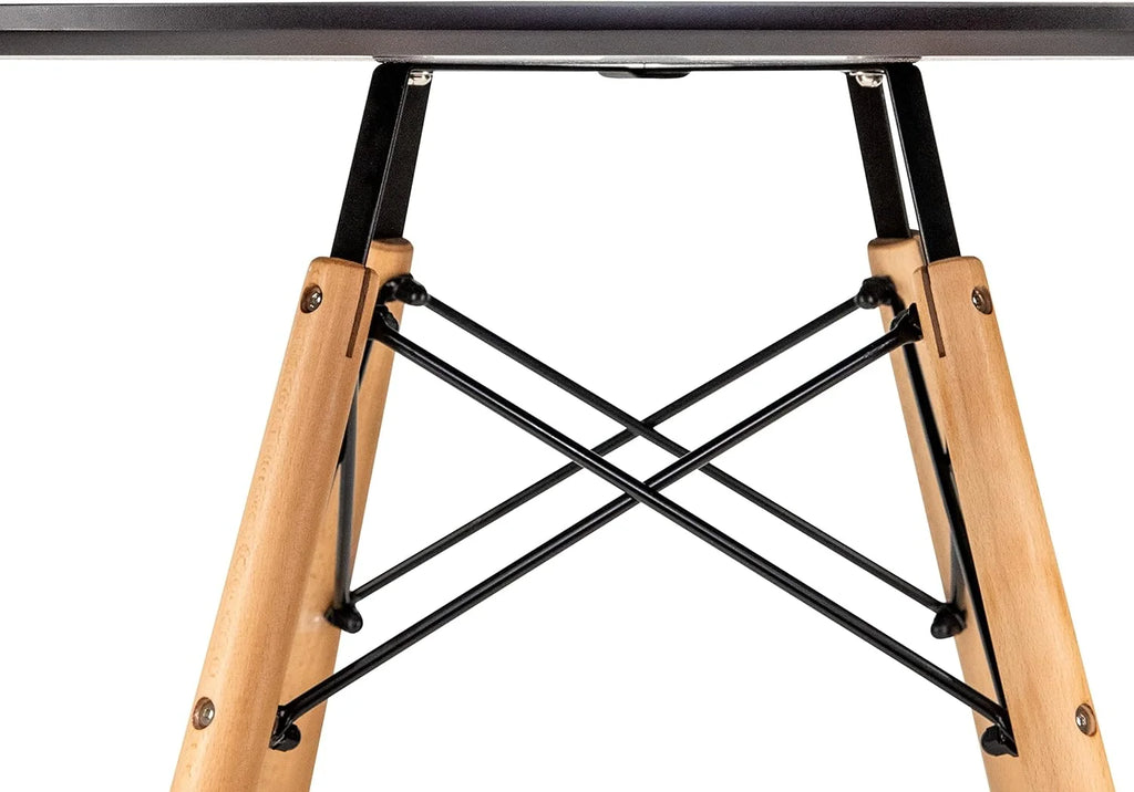 Round Bistro Dining Table with Wood Base T532707