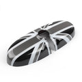Black Union Jack Rear View Mirror Cover R302