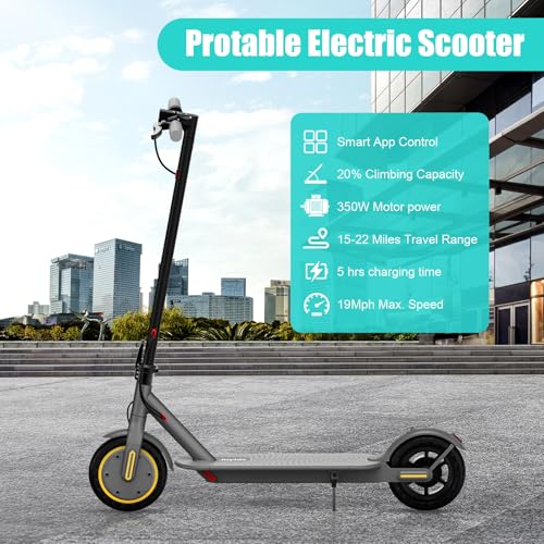 Electric Scooter with 350W Motor, 8.5" Solid Tires, Foldable Y5012
