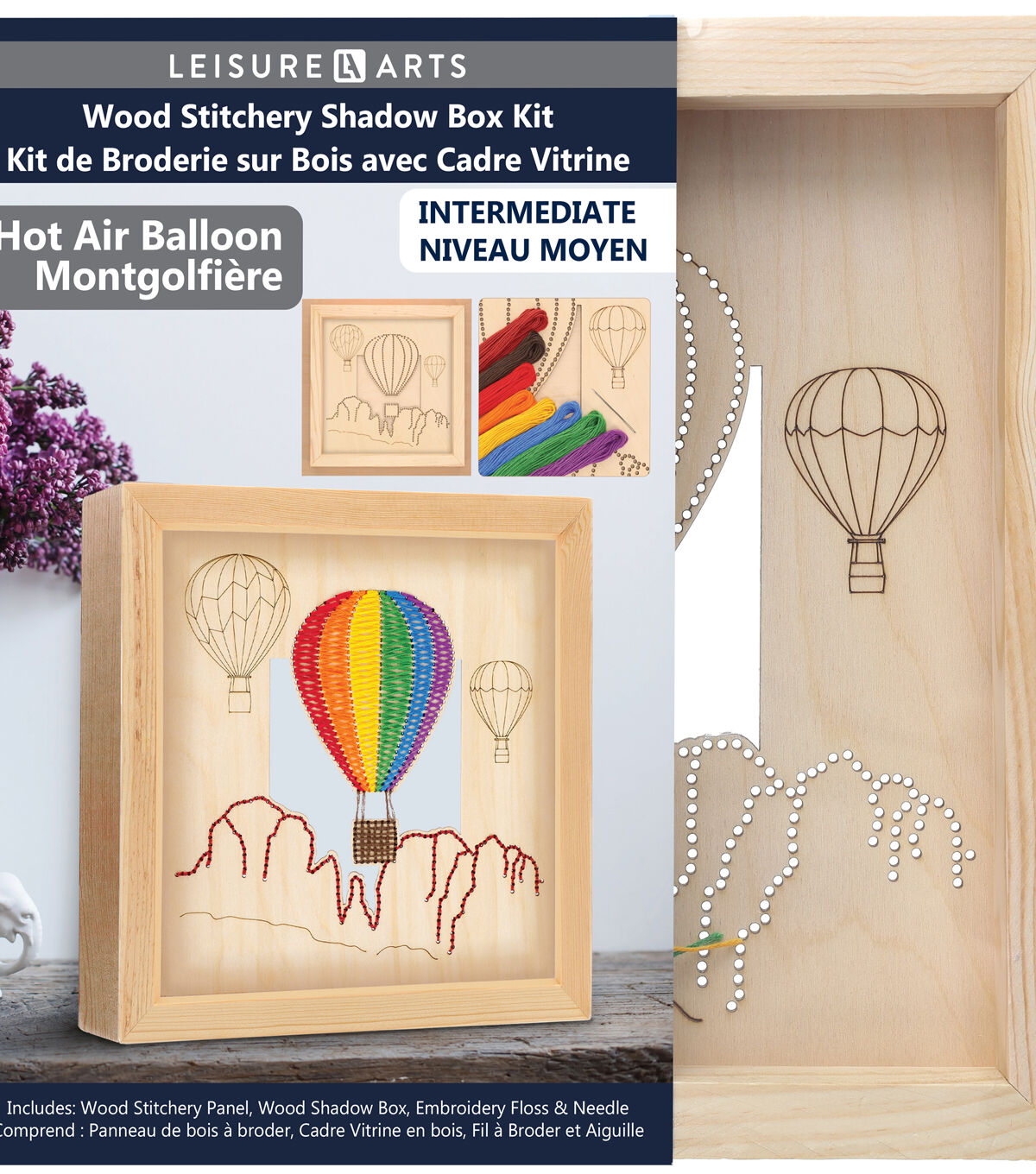 Wood Stitching Kit With Shadow Box V388739