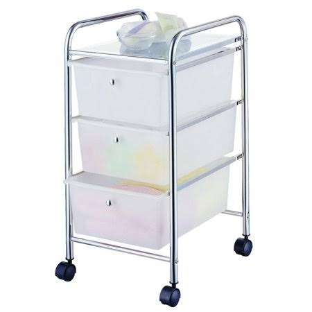 3 Drawer Chrome Storage Cart L513
