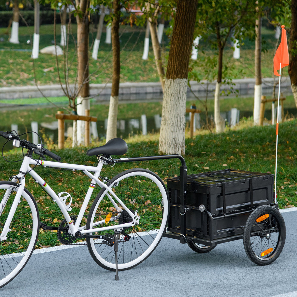 Bike Trailer Wagon with Removable Storage Box S588