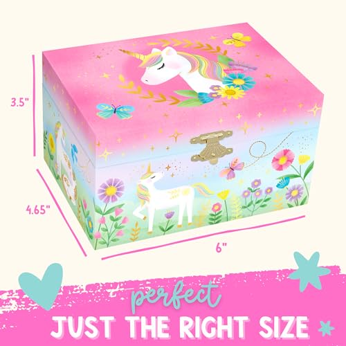 Musical Unicorn Jewelry Box for Girls J483
