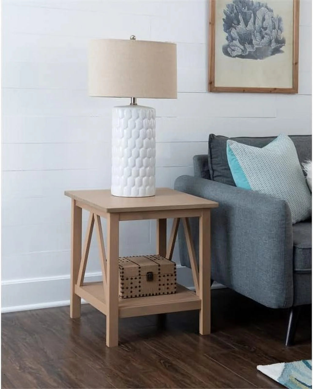Driftwood Coffee Table and 2 End Tables Set B848