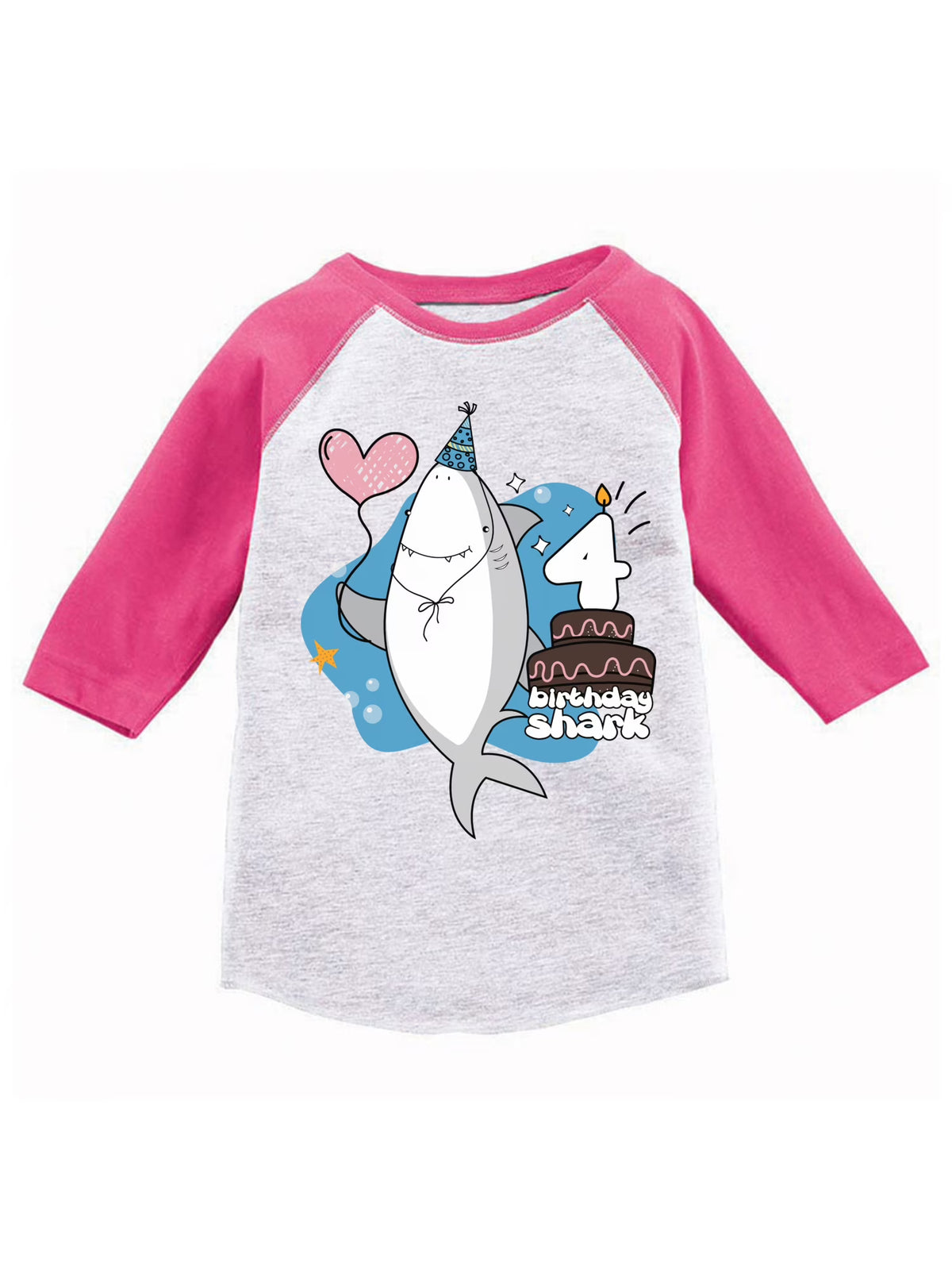 Shark Raglan Toddler T Shirt L77322