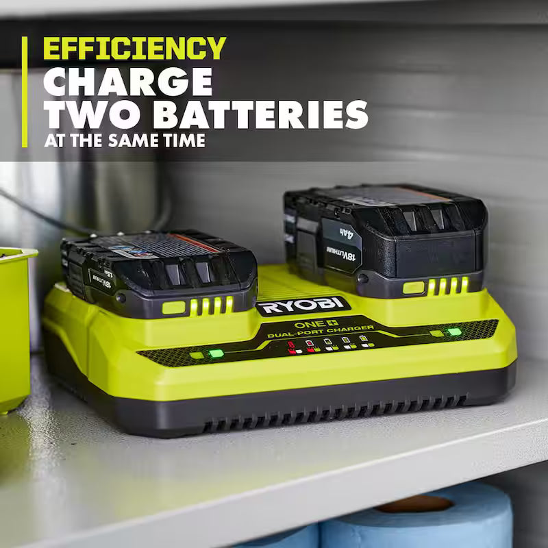 18V 1.5 Ah Batteries with Dual-Port Charger Starter Kit B9777