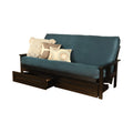 Black Sofa with Storage and Removable Mattress Cover A6619