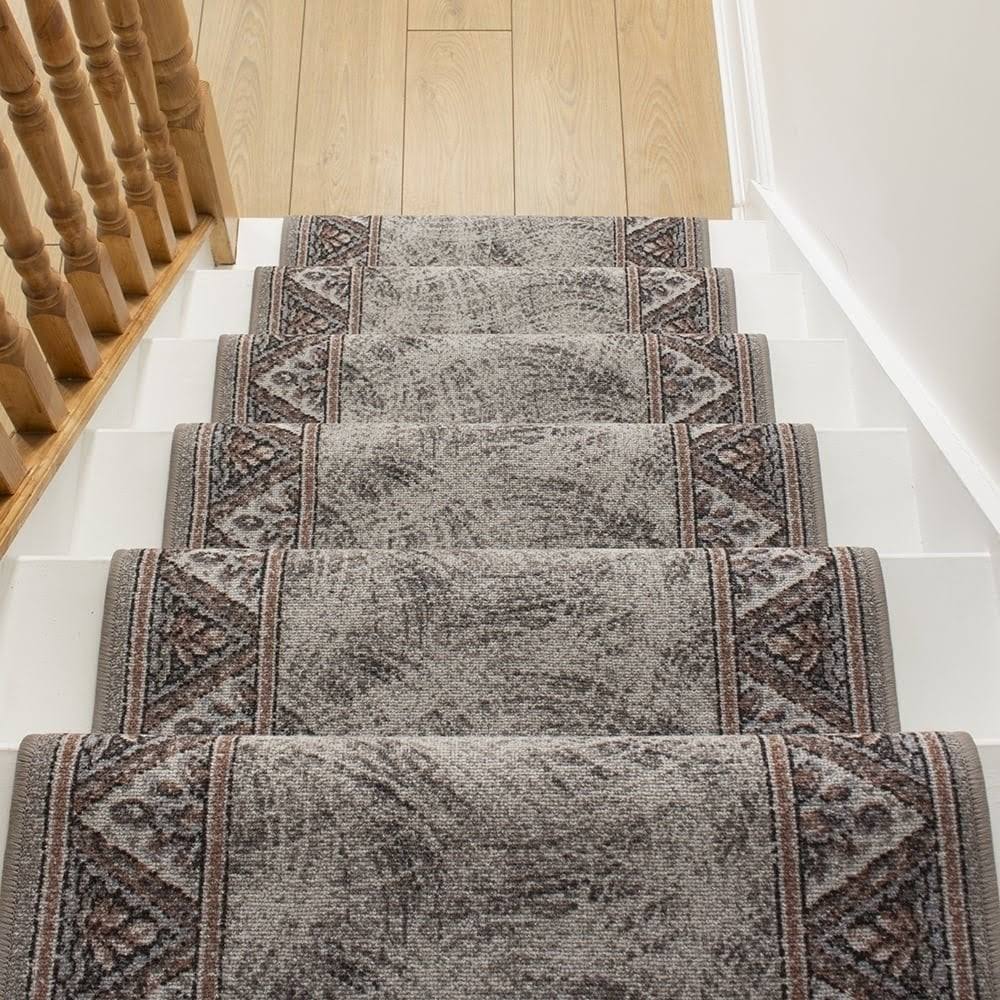 Gray Stair Carpet Runner 6 foot J50908