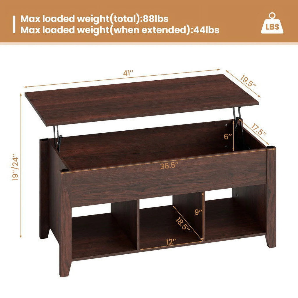 Lift Top Coffee Table with Storage G339