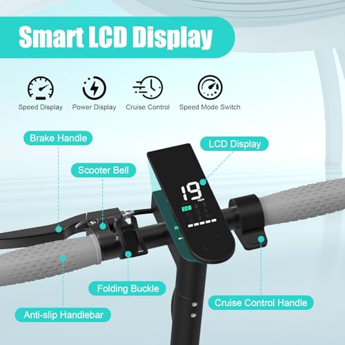 Electric Scooter with 350W Motor, 8.5" Solid Tires, Foldable Y5012