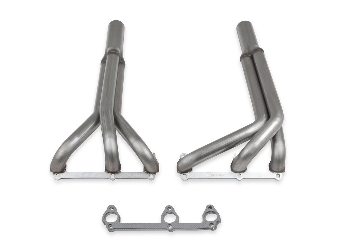 Upright Headers 1-5/8" Primary 409SS Natural Finish E6077