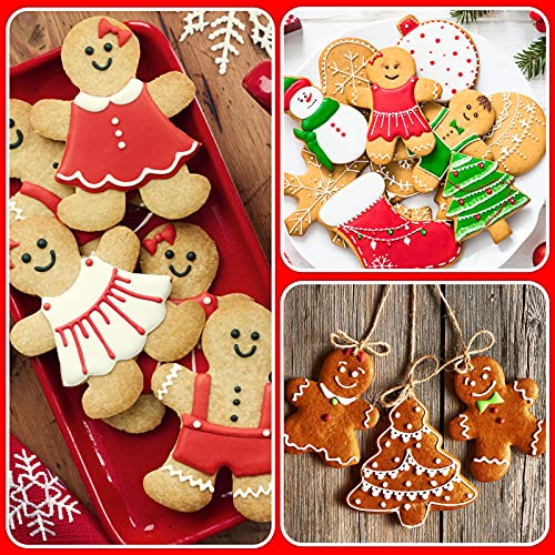 9 Pcs Stainless Steel Gingerbread Cookie Cutters X627