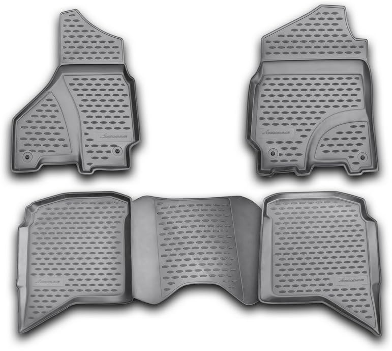 Black 4 Piece Floor Mats A2005