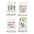 18x26 Inch Set of 4 Christmas Kitchen Towels O836