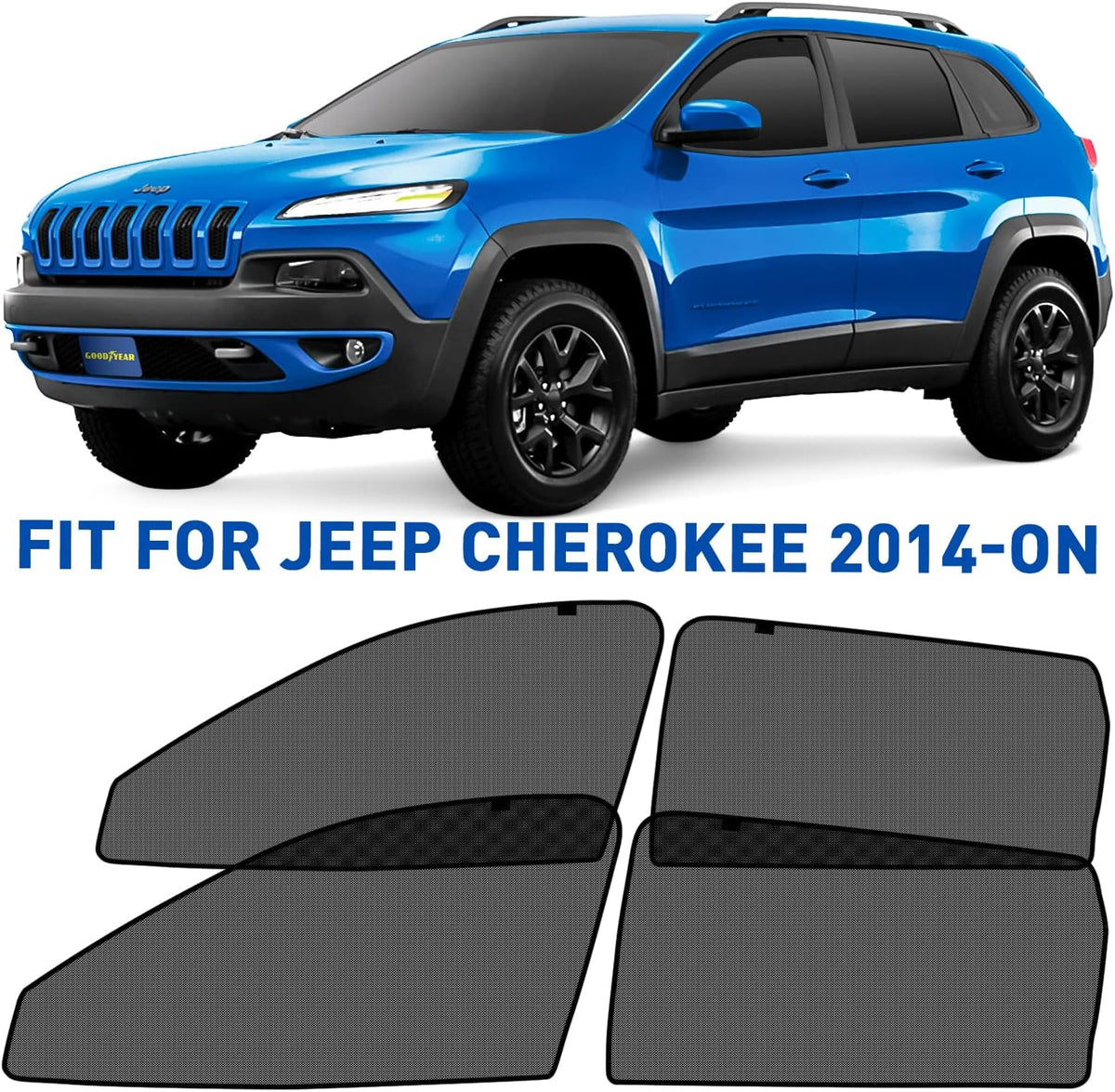Magnetic Car Window Sunshade 4pcs F18428