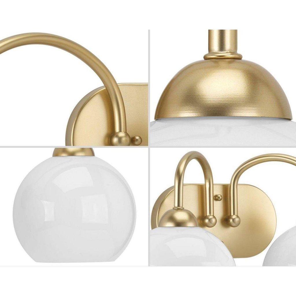 Two-Light Bath Vintage Gold Q567