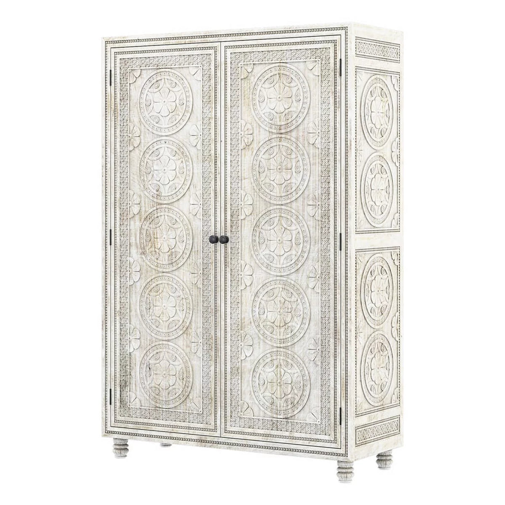 Hand carved Wardrobe Armoire M431204
