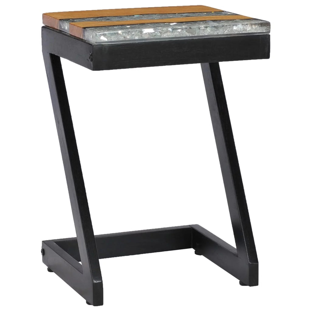 Teak Wood and Polyresin Coffee Table F47390
