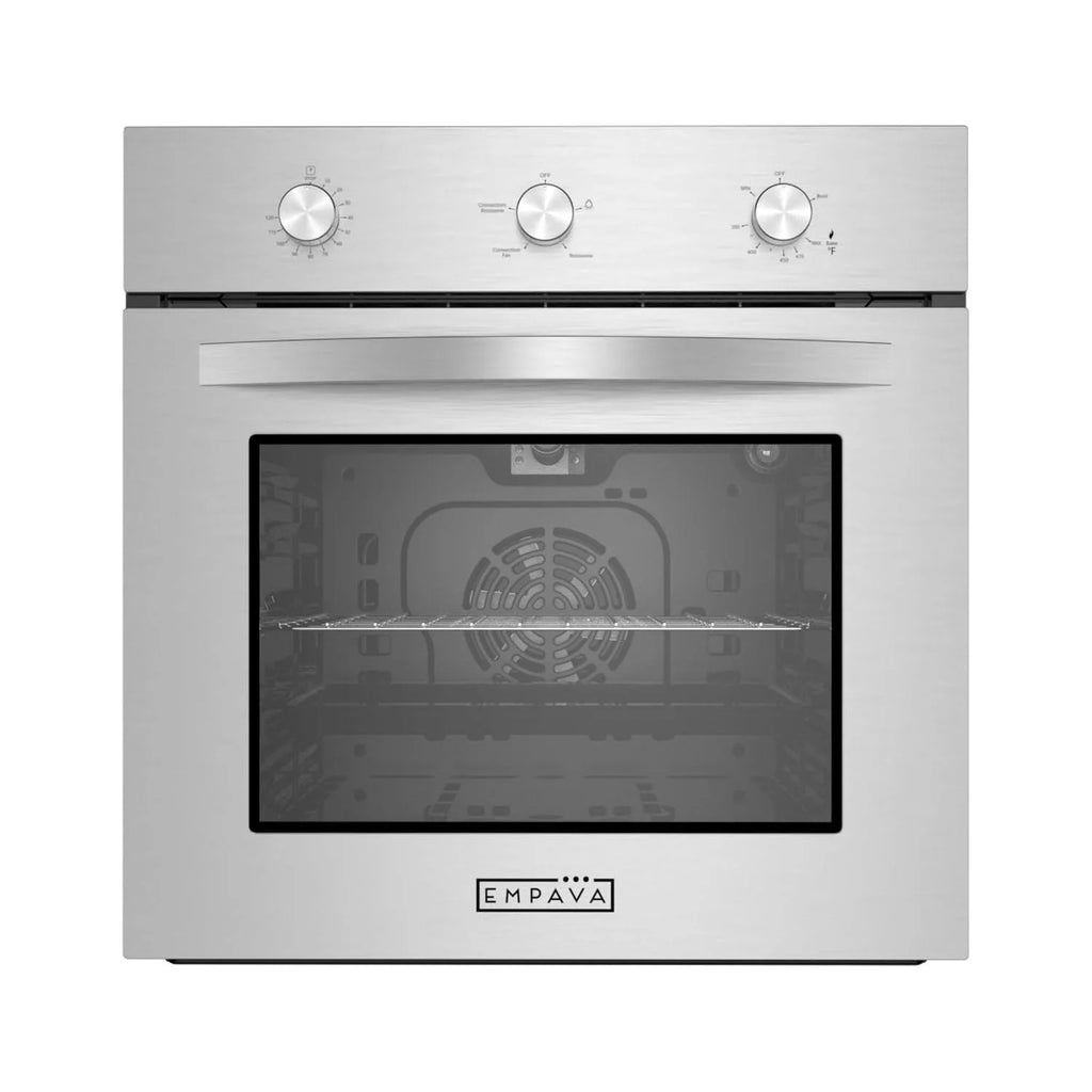 24 in. Single Gas Wall Oven with Convection Fan in Stainless Steel W560