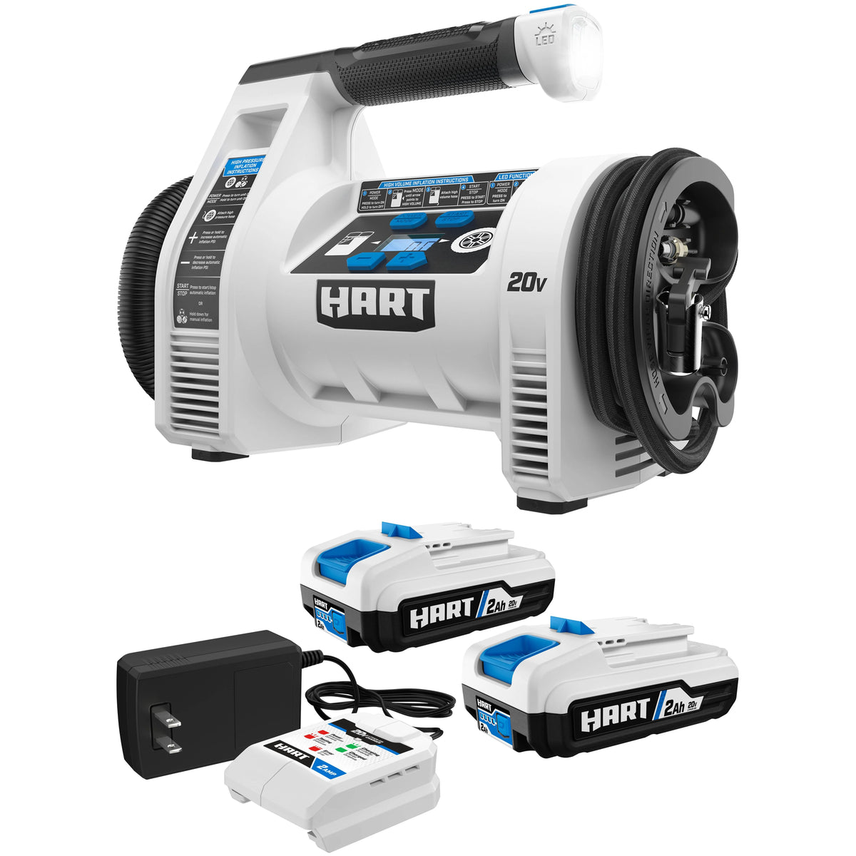 20-Volt Dual Function Inflator with 2Ah Battery and Charger L792