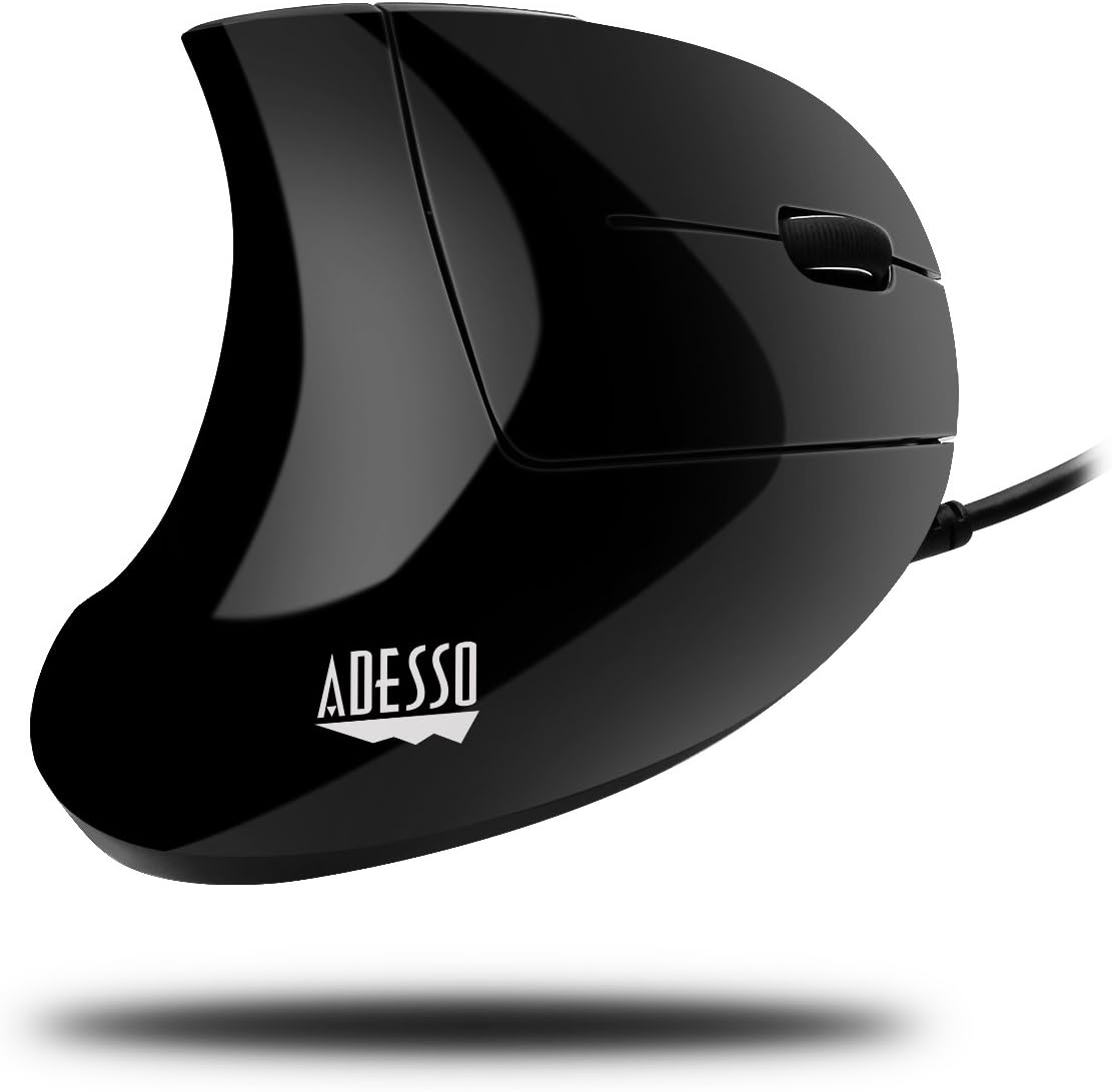 Glossy Black USB Optical Mouse with Scroll Wheel L134