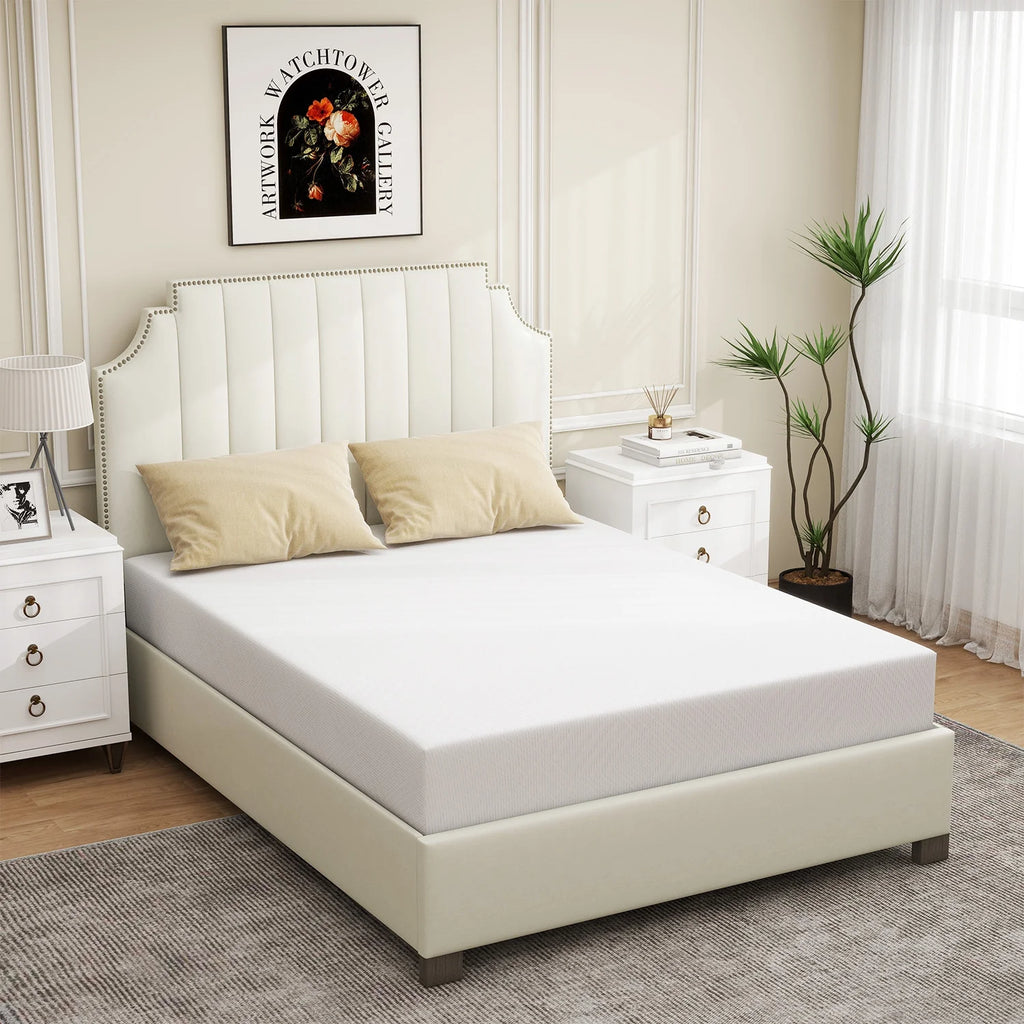 Twin Size Memory Foam Mattress with Cover U15266