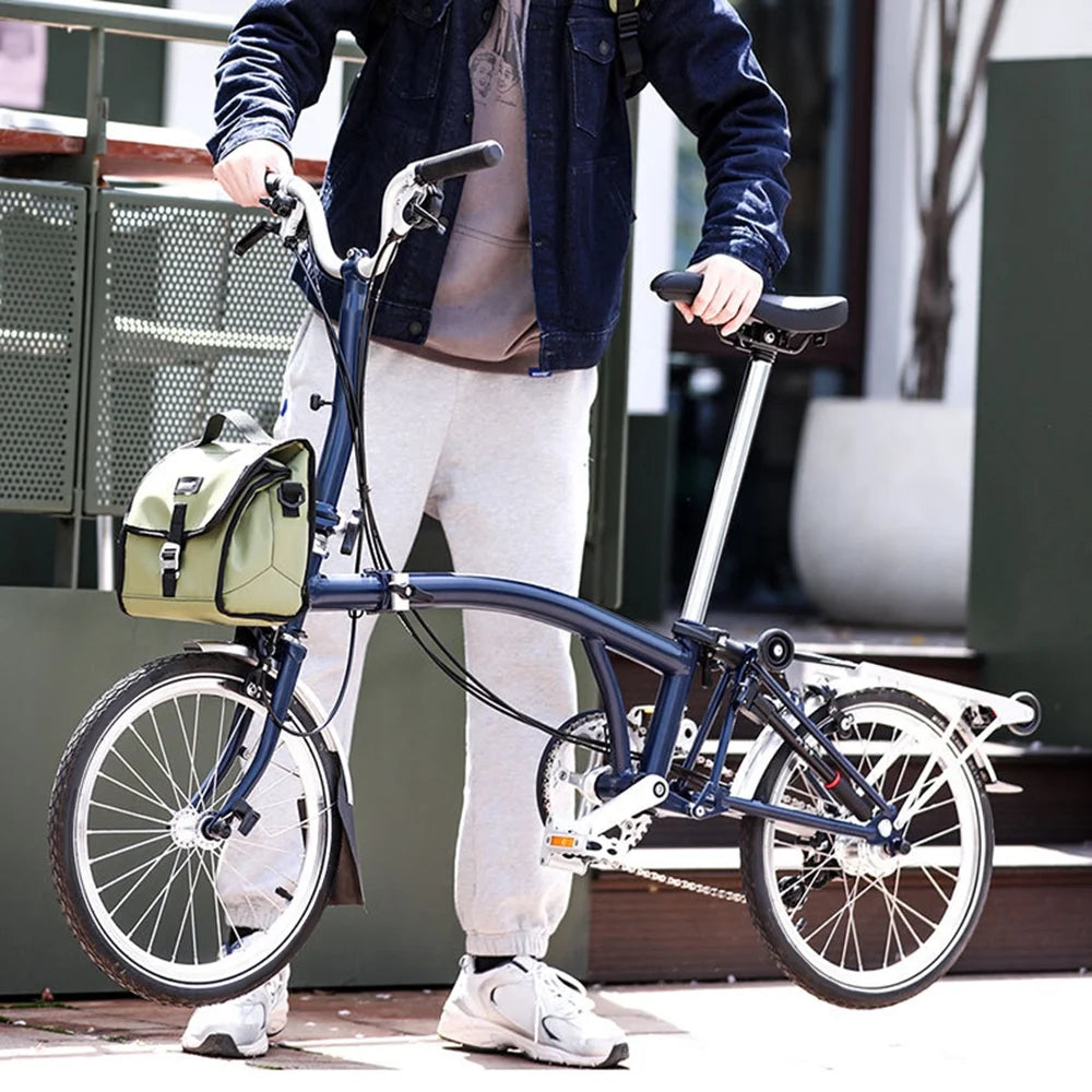 Insulated Folding Bike Handlebar Bag with Rain Cover O21250