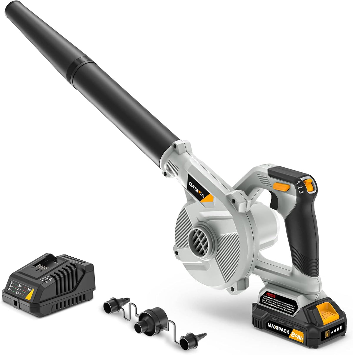 20V Cordless Electric Leaf Blower & Vacuums with Charger & 2.0Ah Lithium Battery M363828