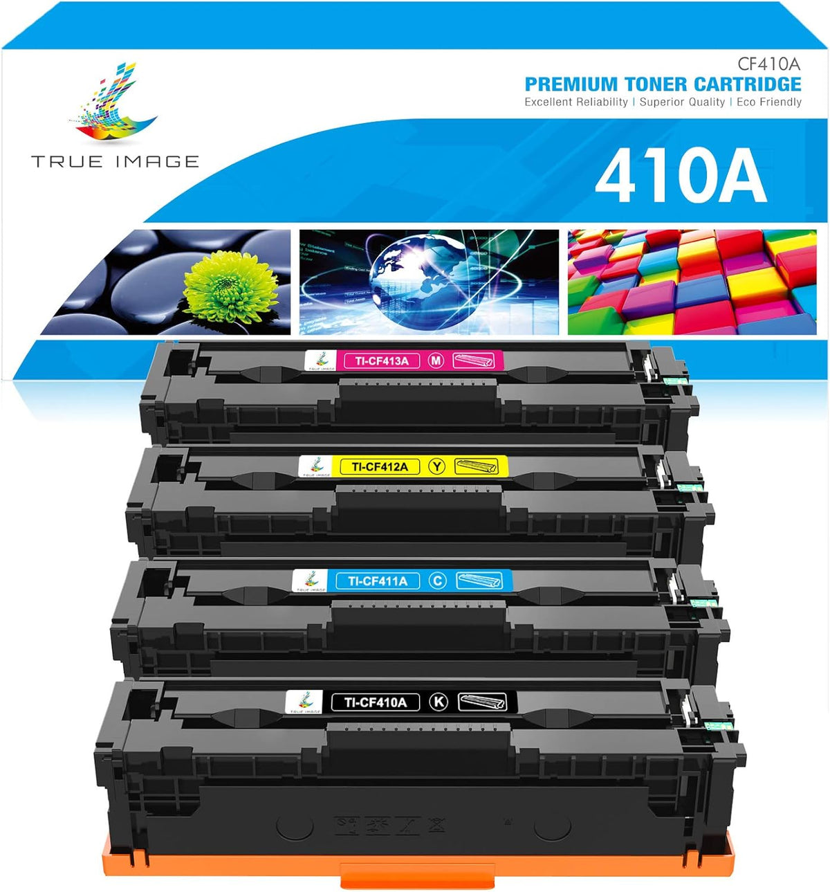 Compatible Toner Cartridge 4-Pack (Black Cyan Yellow Magenta) X9246