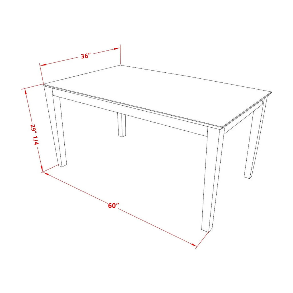 7-Piece Dining Table Set with 6 Chairs A592